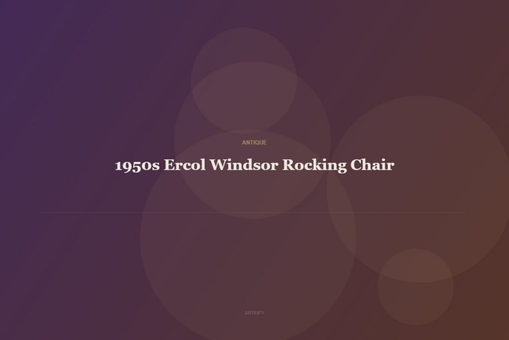 1950s Ercol Windsor Rocking Chair