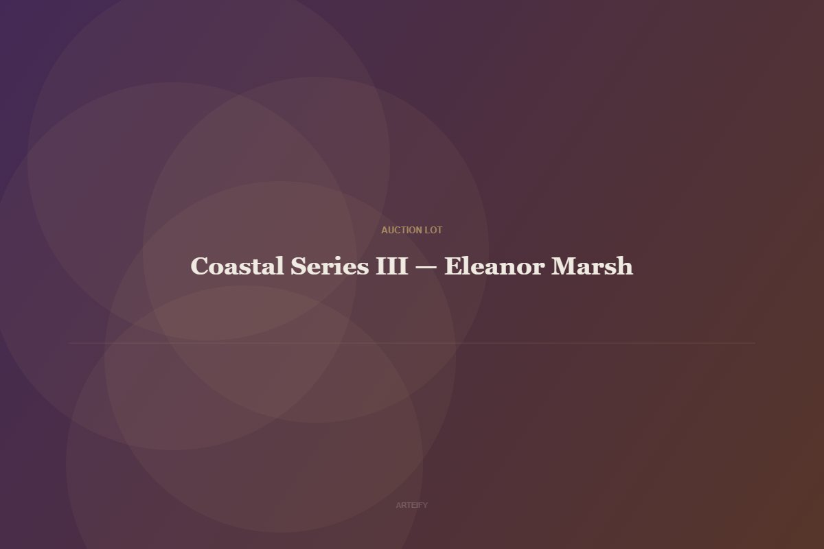 Coastal Series III — Eleanor Marsh