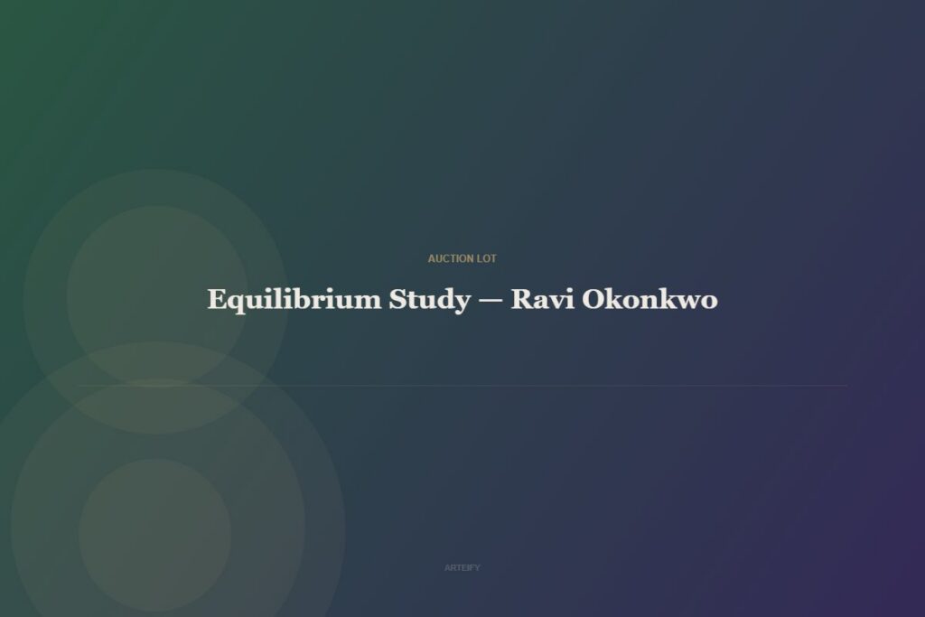 Equilibrium Study — Ravi Okonkwo