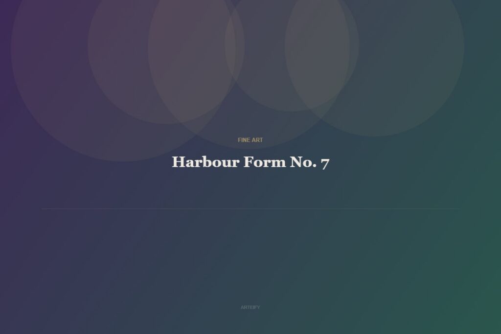 Harbour Form No. 7
