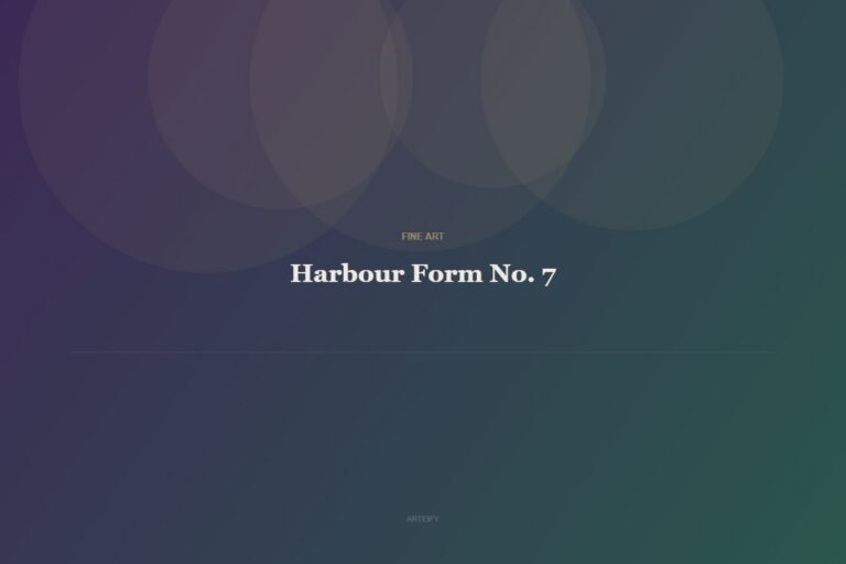 Harbour Form No. 7