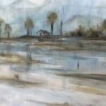 Abstract Art of the Beautiful Landscape, Original Art on Canvas